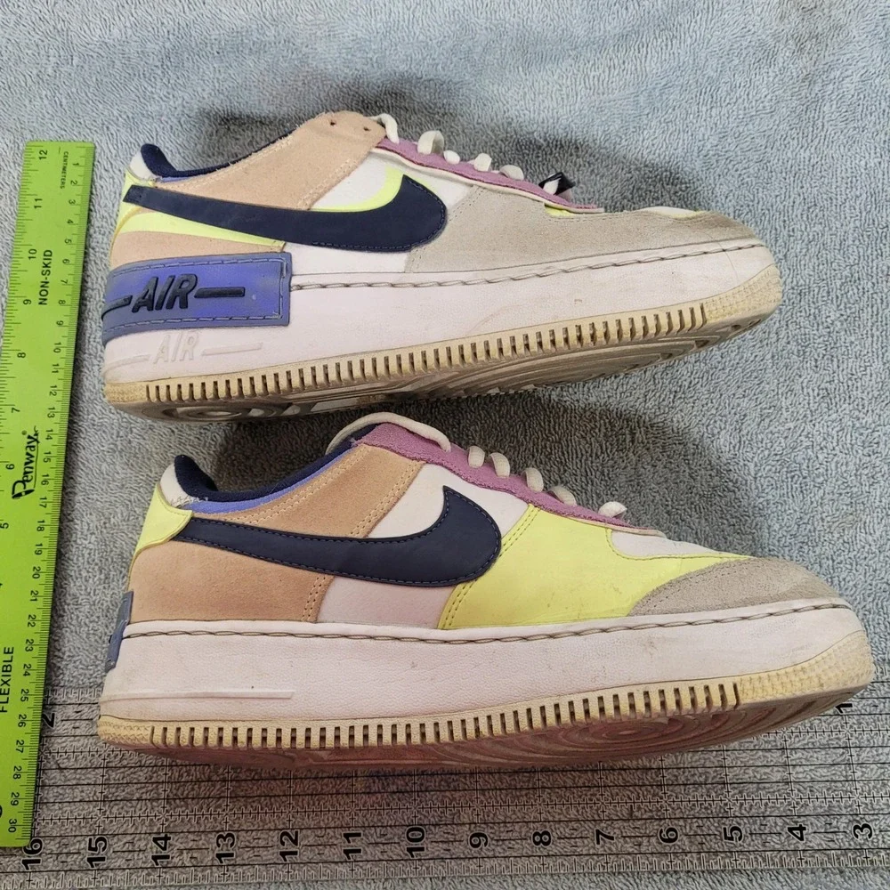 Nike Air Force 1 Shadow Cashmere Pale Coral Violet CU8591-001 Womens 8.5